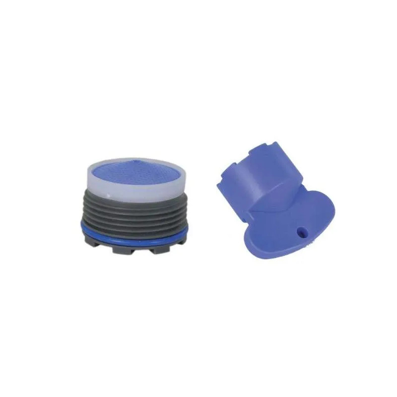 Onzichtbare anti-kalk mousseur M18.5x100 met sleutel.