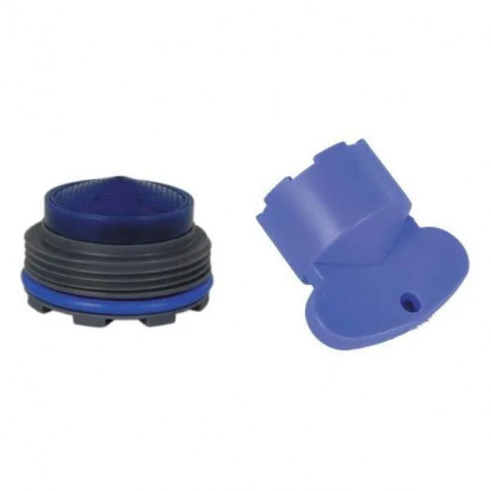 Mousseur invisibile anticalcare M21,5x100 con chiave.
