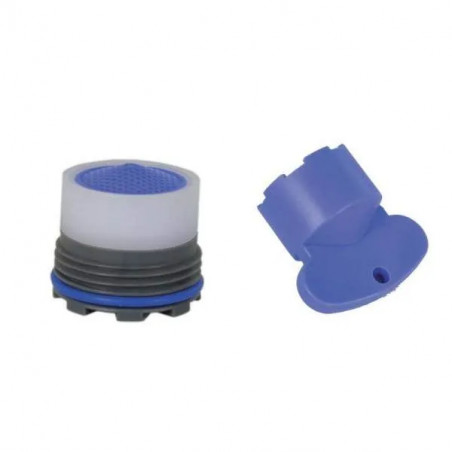 Mousseur invisibile anticalcare M16,5x100 con chiave.