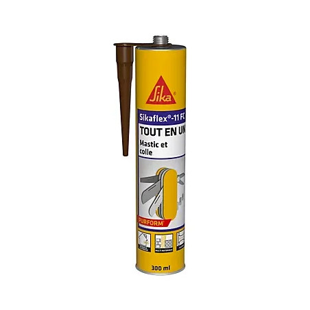 Sikaflex 11FC+ marrone, cartuccia da 380 g.