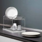 Suprastar afdruiprek van verchroomd staal met witte kunststof bak, 435 x 270 x 275 mm Suprastar afdruiprek van verchroomd staal met witte kunststof bak, 435 x 270 x 275 mm