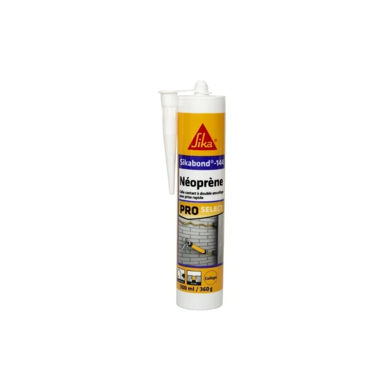 Sikabond 144 neopreenlijm, 380 g patroon.