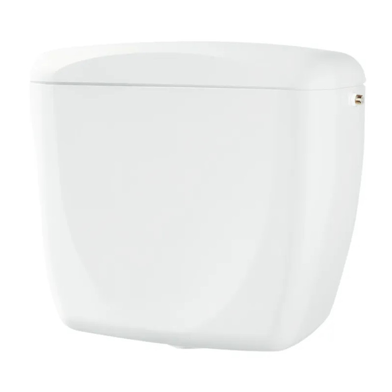 Zichtbare WC-tank Hoog Rondo H pneumatisch op afstand, wit