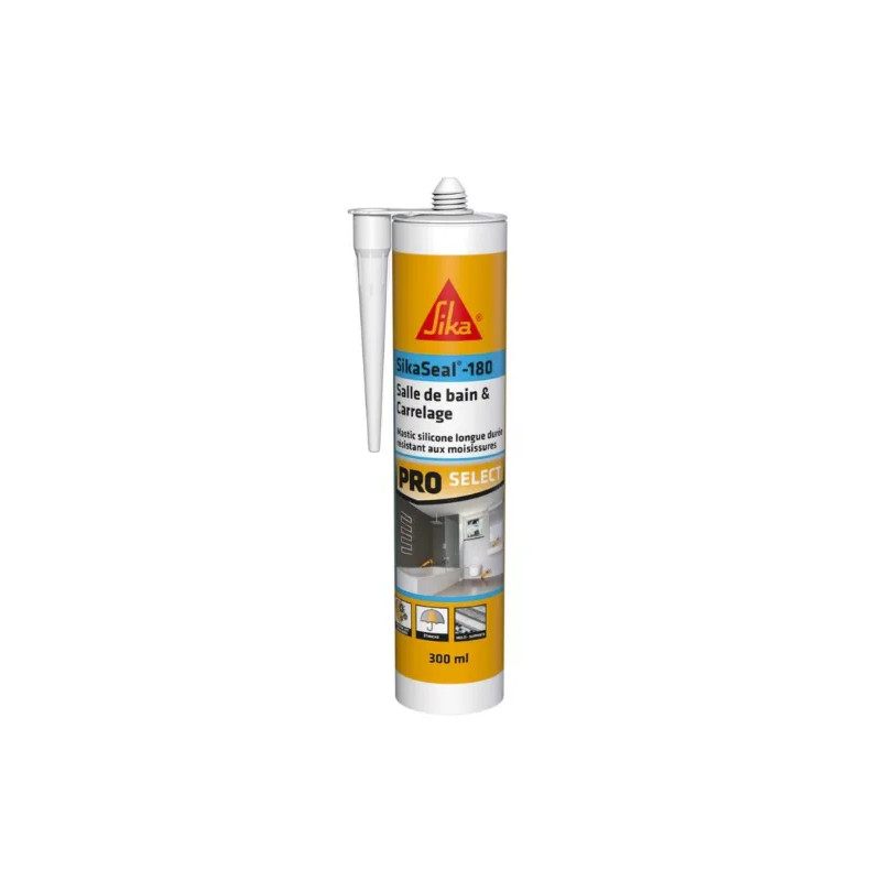 Sikaseal 180 transparant voor badkamer en tegelwerk, 300 ml patroon