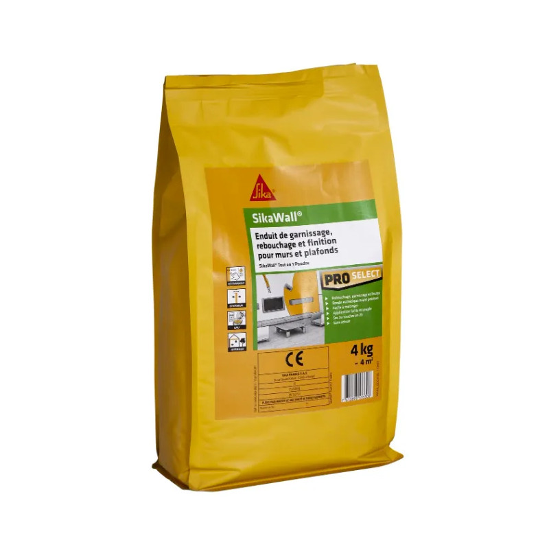 Sikawall alles in 1 wit, zak van 4 kg.
