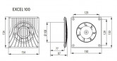 Excel-serie aanwezigheidsdetectie-extractor, diameter 100 mm.