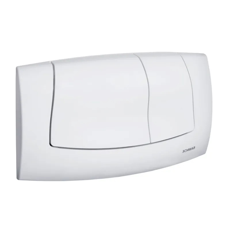 Onda inbouw tweeknops bedieningspaneel, wit