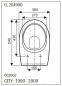 Toiletzitting ALLIA City, Desirade, SELLES Royan 2 dito, wit