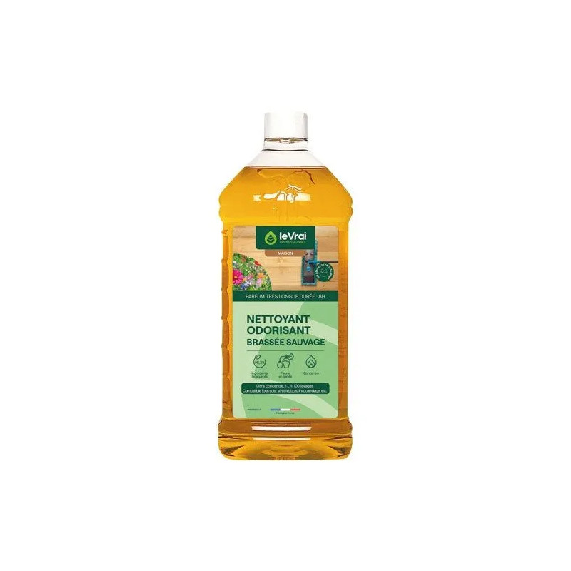 Nettoyant ultra concentré sols odorisant "Brassée Sauvage" Le Vrai, 1L