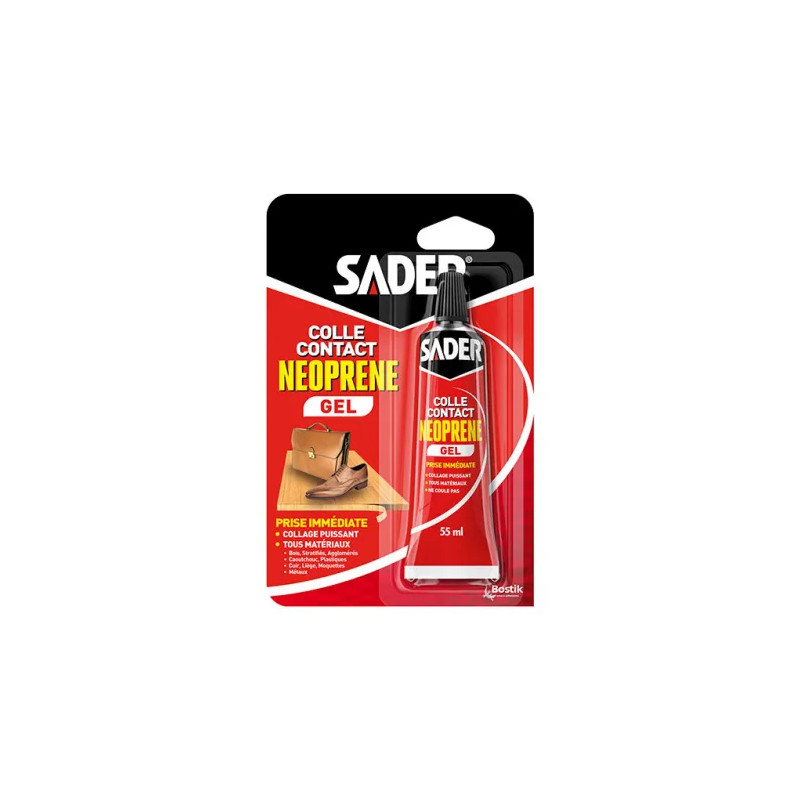 Neopreen contactlijm in de vorm van gel, tube van 55 ml.