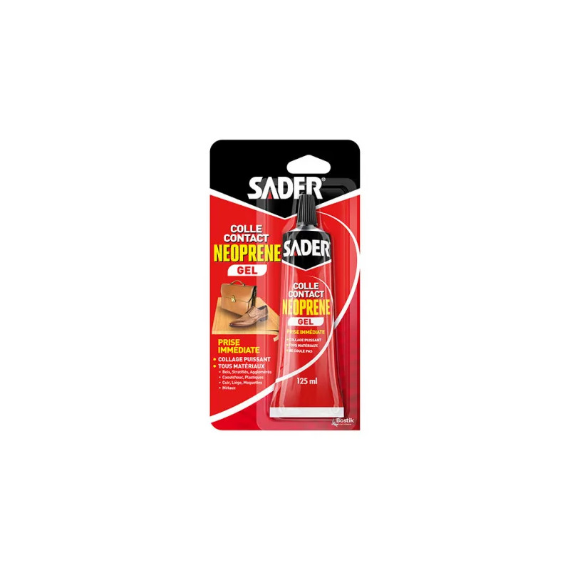 Neopreen contactlijm in de vorm van gel, tube van 125 ml.
