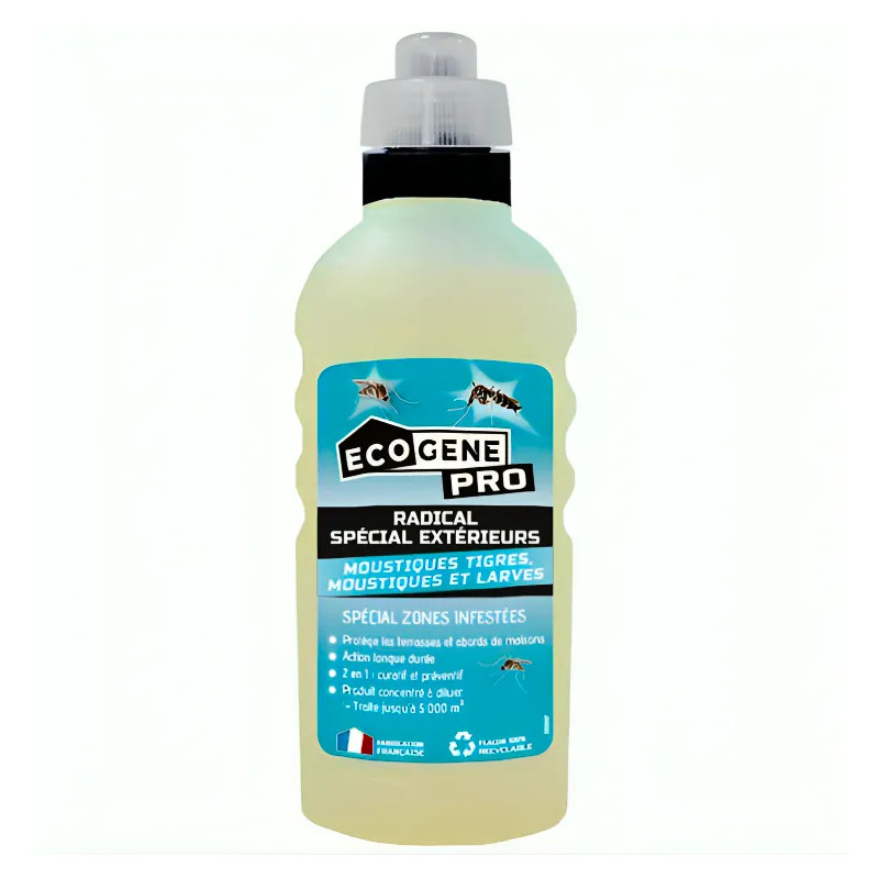 Muggen- en larvenafweermiddel, effectief in besmette buitengebieden 500 ml