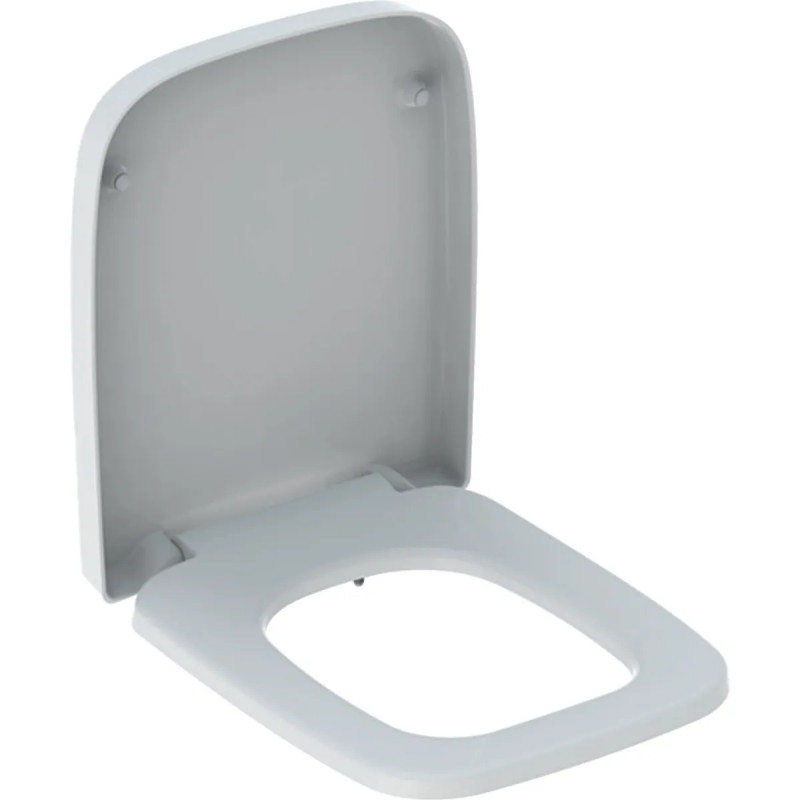 Geberit RENOVA PLAN toilet seat rectangular shape, top fixing, glossy white Geberit RENOVA PLAN toilet seat rectangular shape, top fixing, glossy white