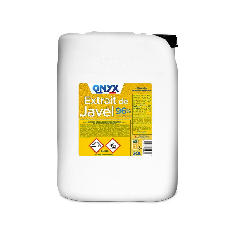 Bleekmiddel extract 9,6%, blik van 20 liter.