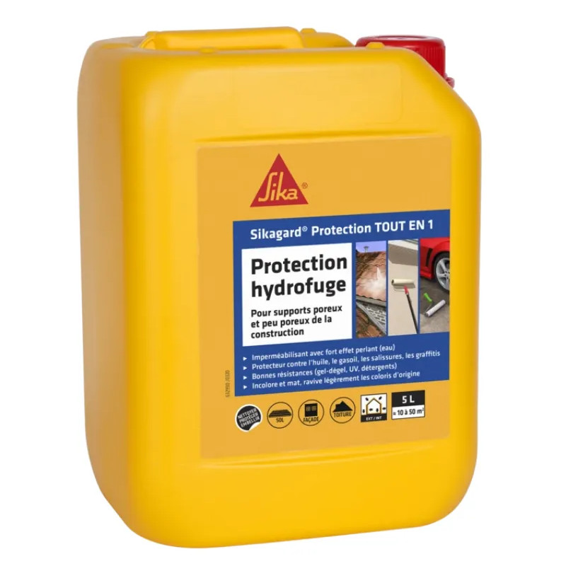 Waterdichting waterafstotende bescherming ALL IN 1 vloer en gevel 5L