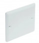 Vierkant schroefdeksel 85x85mm voor inbouwdoos diameter 67mm.
