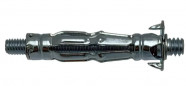 Metalen plug voor holle ruimtes met voorgemonteerd schroefanker 6x37mm, 50 stuks.