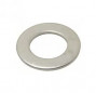 Smalle platte ring diameter 6 mm, 40 stuks.