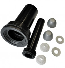 Wand-WC-Set mit 90 mm Abfluss und 45 mm Zulauf, B. 230 mm