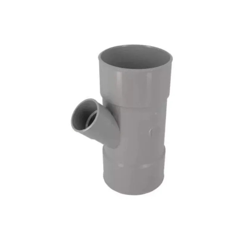 PVC laars en aftakking 110x50 op 45° vrouwelijk