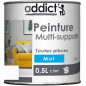 Multi-substraat acrylverf, mat wit, 0,5 liter.