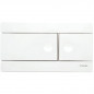 LINE inbouwtoilet bedieningspaneel voor wandmontage, two-touch wit