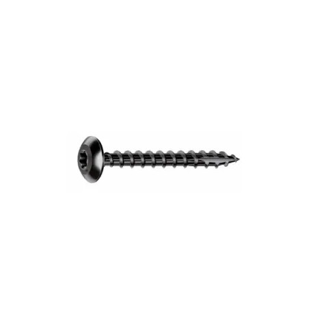 Vis Rocket minivybac penture noire 6x50mm, 20 pièces.