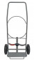 Kale trolley voor zuurstof- en acetyleencilinders.