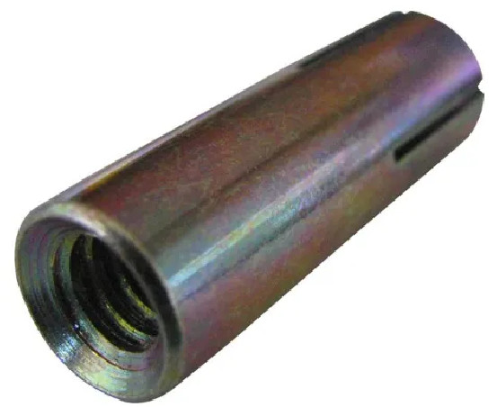 Dübel mit Metallhülse M7x150, 100 Stück.
