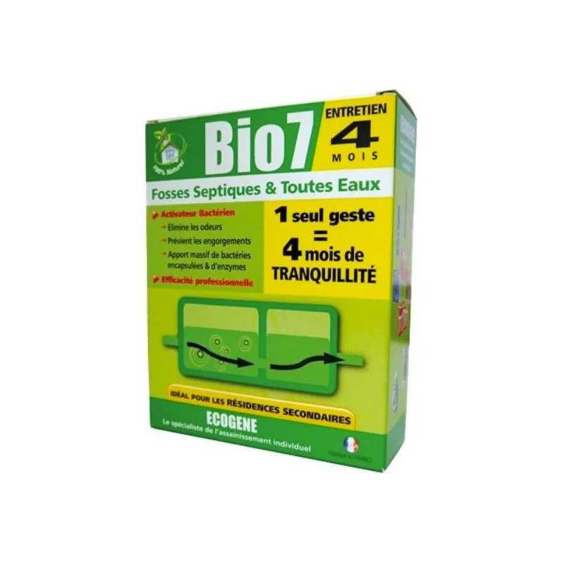 BIO7 4-maanden onderhoud voor alle septische tanks.