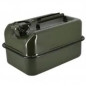 10L stalen jerrycan met platte bodem.