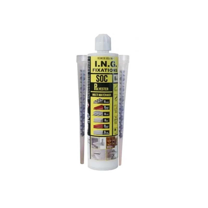 Chemisch afdichtmiddel 300ml met twee canules.