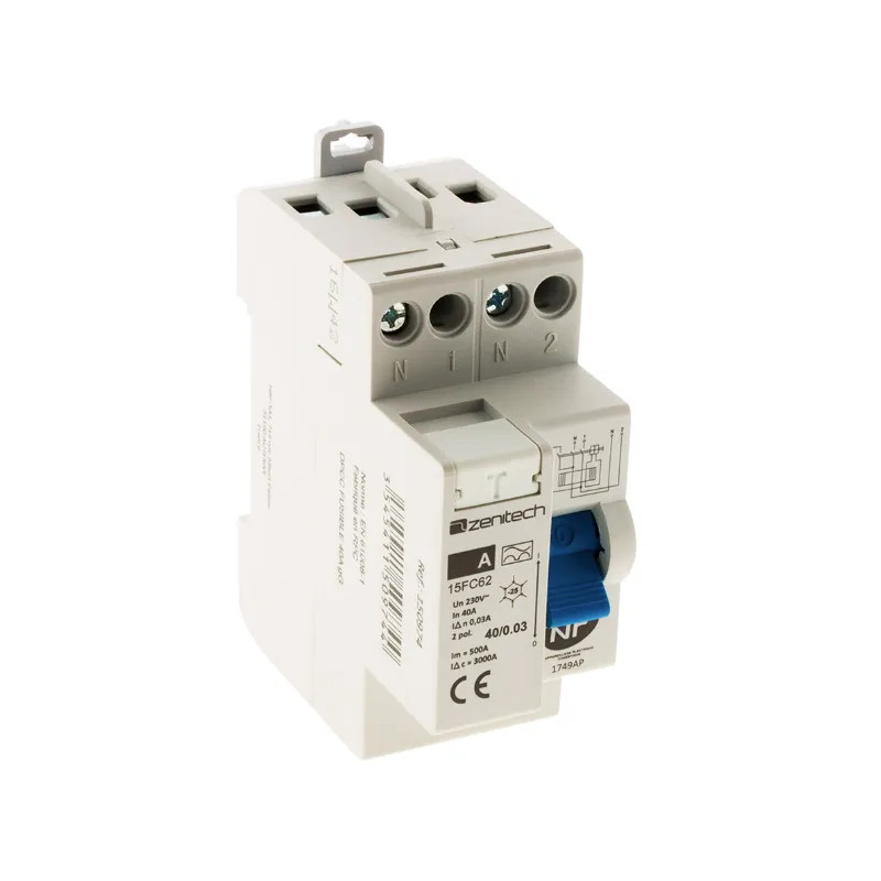 30mA differential switch, 40A current, screw type A.