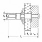 Placo-Dübel ohne Schraube HM 5x65mm, 50 Stück.