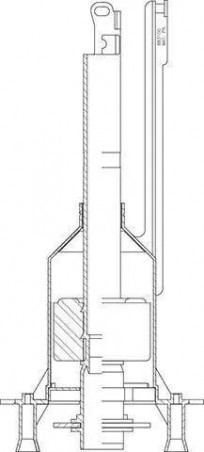 Wisa flush mechanism for model 2100/2102