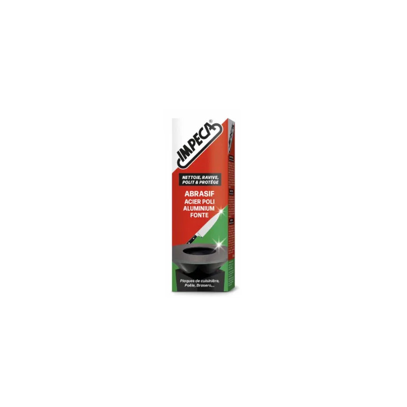 Impeca schuurreiniger, gepolijst staal, aluminium, gietijzer, 100ml.