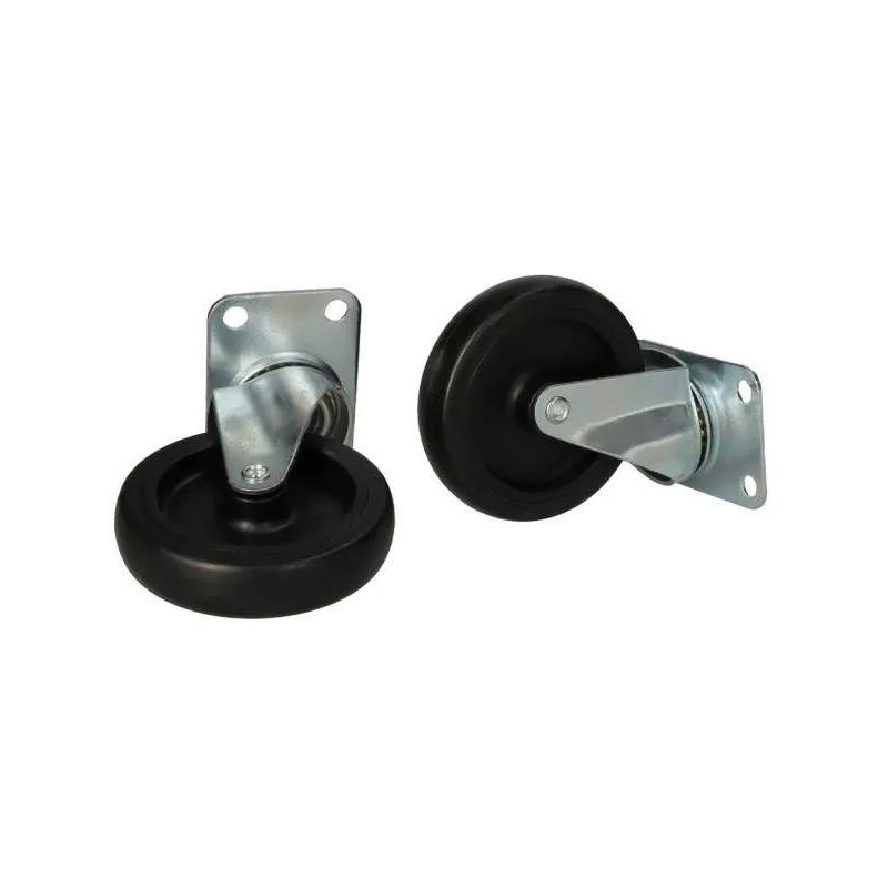 Set van twee zwenkwielen voor KSTOOLS 800.0015 trolley