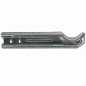 Cast iron radiator support with 4 columns, to be sealed, length 26cm.