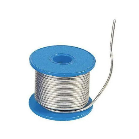 Solder wire spool 40% tin 60% lead, 2mm, 500g with flux core.
