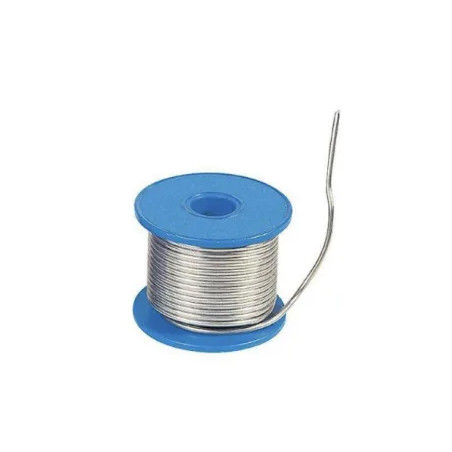 Loodtinlasdraad 40% lood 60%, 2mm, 250g met ontvetterkern.