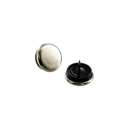 Deslizadores de uñas metálicos, diámetro 40 mm, 4 uds.