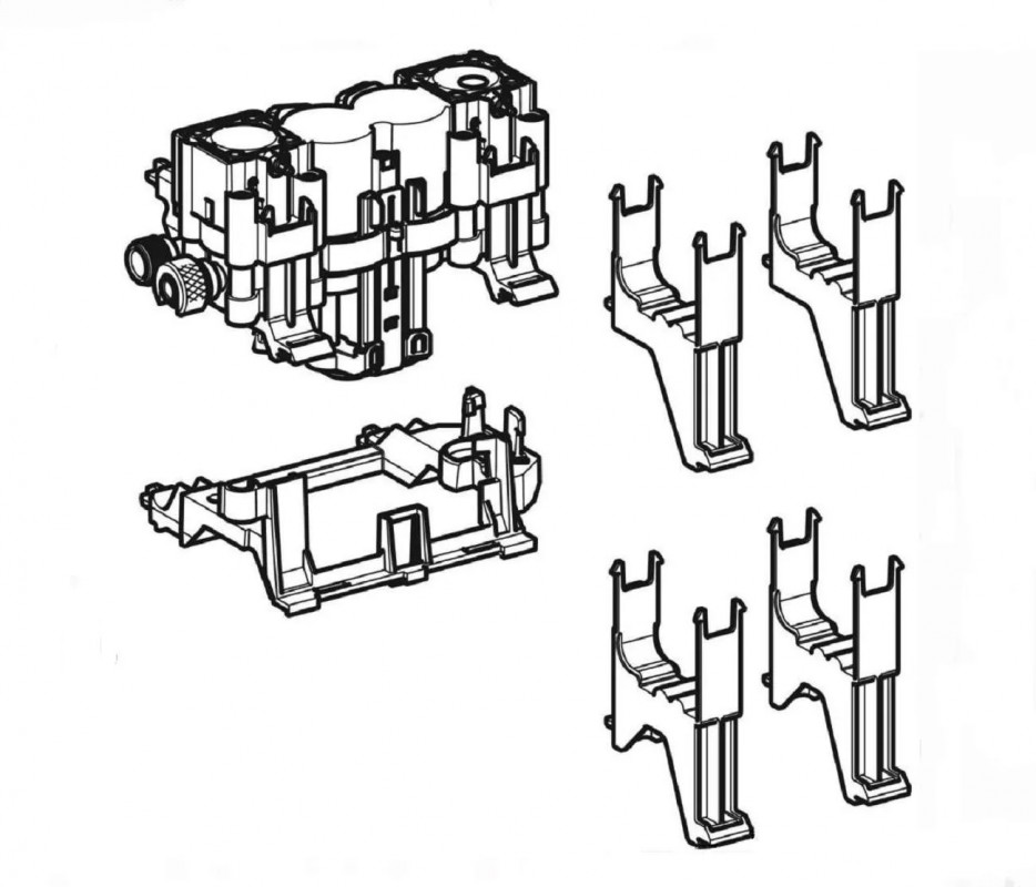 Geberit hydraulische powerlift voor wc-bediening type 70 en Sigma 70, 1-3 bar