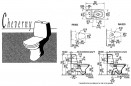 Toiletzitting Cheverny wit VERKOCHT