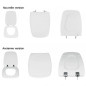 Toiletzitting Cheverny wit VERKOCHT