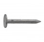 Brede punt met platte kop van gegalvaniseerd staal, 2.4x27mm, 280g.