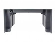PVC enkel stootbord voor Engelse binnenplaats, hoogte 18 cm, 26 x 13,5 cm, lichtgrijs