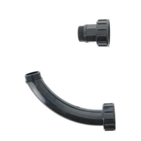 Curved fittings kit for 1"1/2 WATERCO MICRON valve.