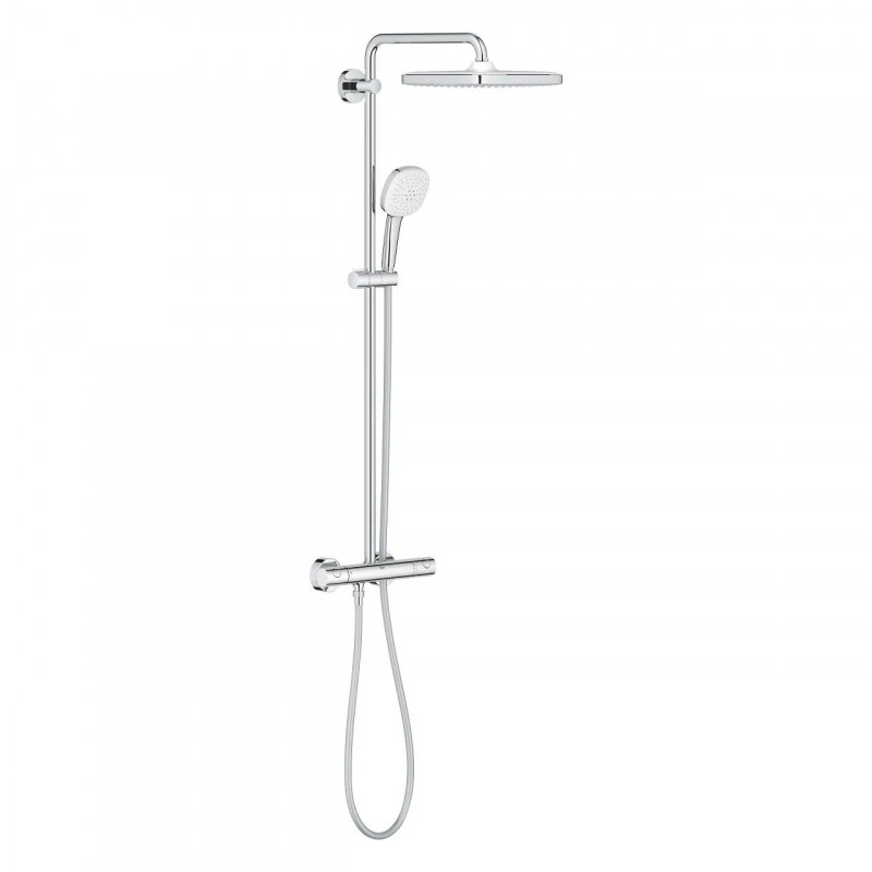 TEMPESTA SYSTEM 250 CUBE douchekolom met thermostatische mengkraan