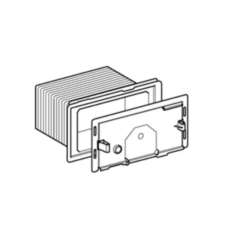 Behuizing voor drukknop ALLIA QFX frame