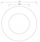 Wisa 800 spoelmechanisme pakking, diameter 85 x 49,5 mm